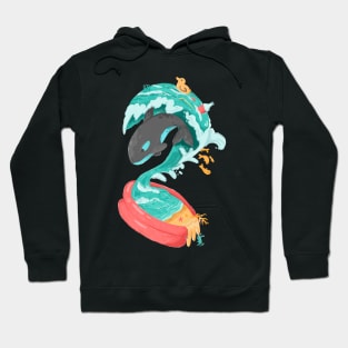 Killer Whale in a Kiddie Pool Tsunami Hoodie